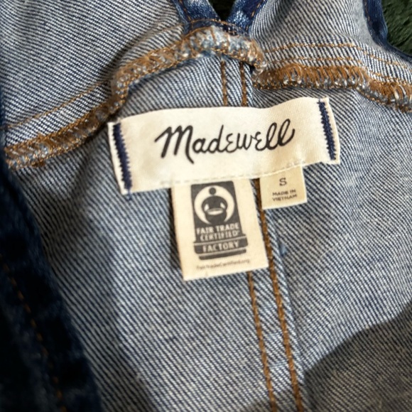MADEWELL Small denim jean overalls - Picture 7 of 8